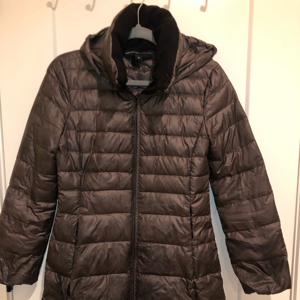 Gray Winter Down Coat